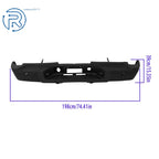 Rear Bumper with Sensor Holes for Chevrolet Silverado/Sierra 2500HD (2011-2014)