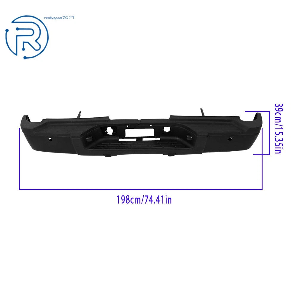 Rear Bumper with Sensor Holes for Chevrolet Silverado/Sierra 2500HD (2011-2014)
