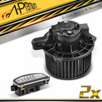 2X HVAC Heater Blower Motor & Resistor for Chevy Bolt EV (2017–2022)