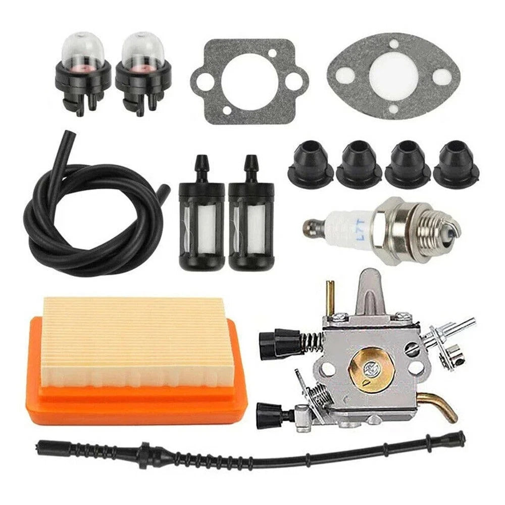 Carburetor Air Filter Gasket Kit for Stihl FS120 FS200 FS250 FS300 FR350 FR450