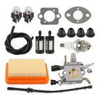 Carburetor Air Filter Gasket Kit for Stihl FS120 FS200 FS250 FS300 FR350 FR450