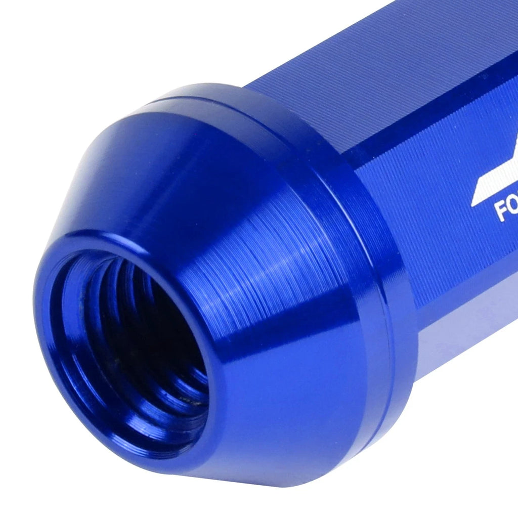 20Pcs Close-End Lug Nut Set M12x1.5 for J2 (7075 Aluminum, Blue)