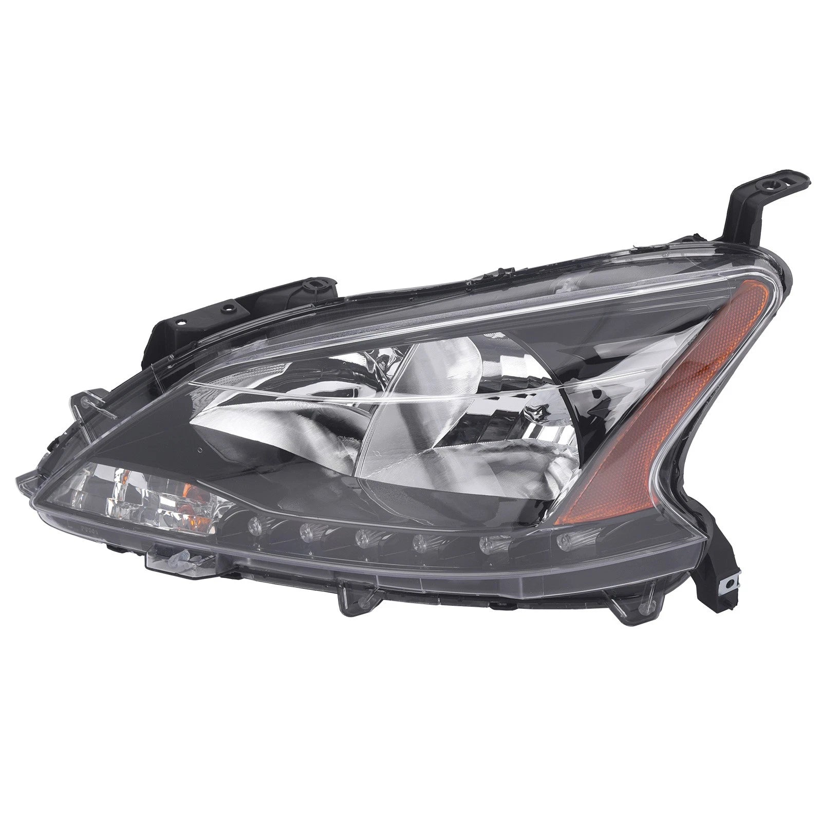 Set of 2 Halogen Headlights Assembly for Nissan Sentra (2013-2015)