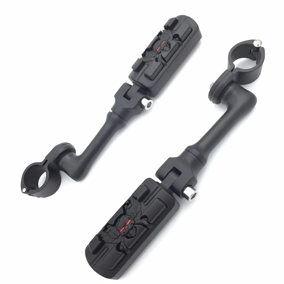 1.5" Black Zombie Foot Peg for Honda GoldWing VTX1300 Shadow Valkyrie