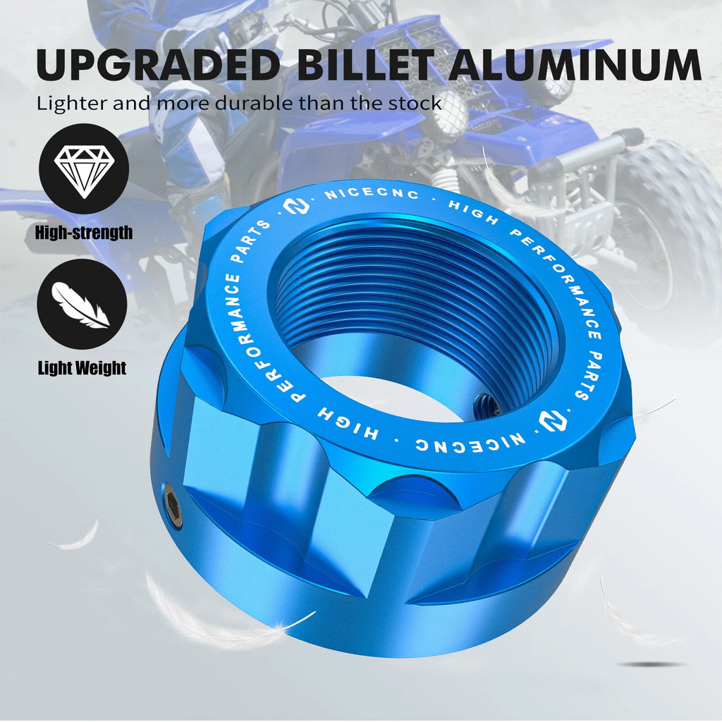 NICECNC Anodized Billet Locking Rear Axle Nut for Yamaha Banshee 350 (200–200)