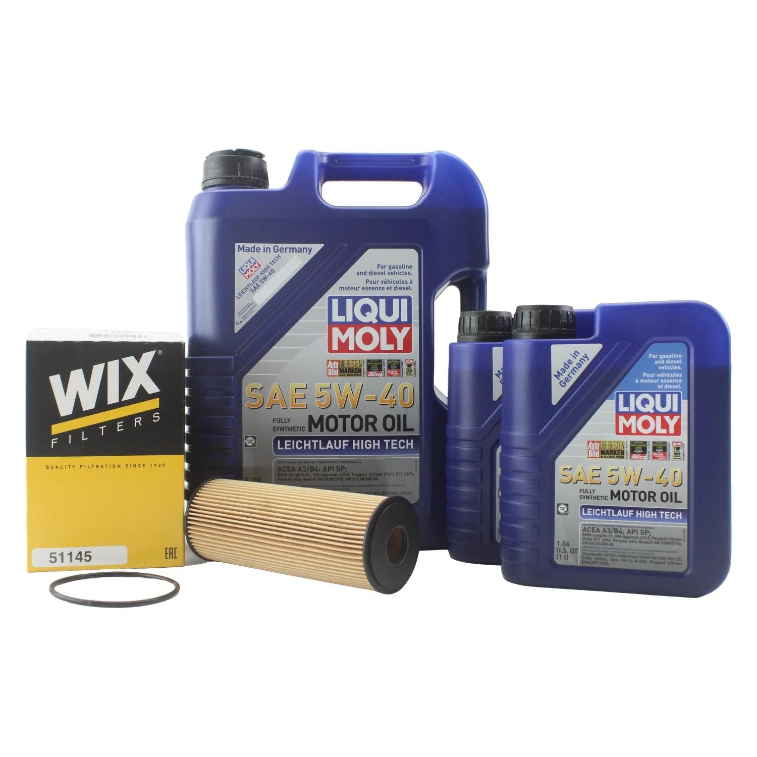 Engine Oil Change Kit 5W-40 for Mercedes R129 W202 (1990–2000) - 7L Liqui Moly