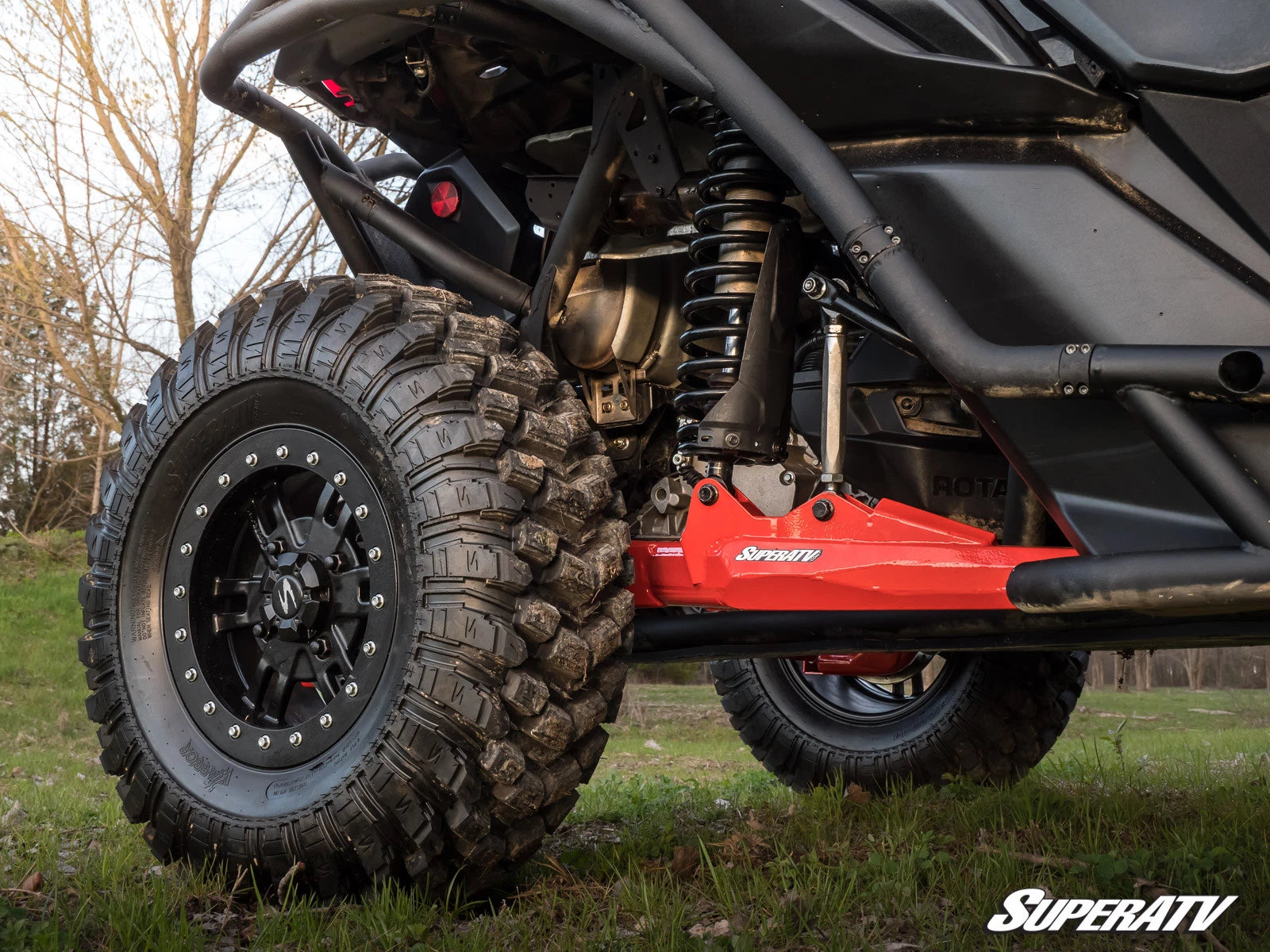 Rear Trailing Arms for Can-Am Maverick X3 (64") - Red