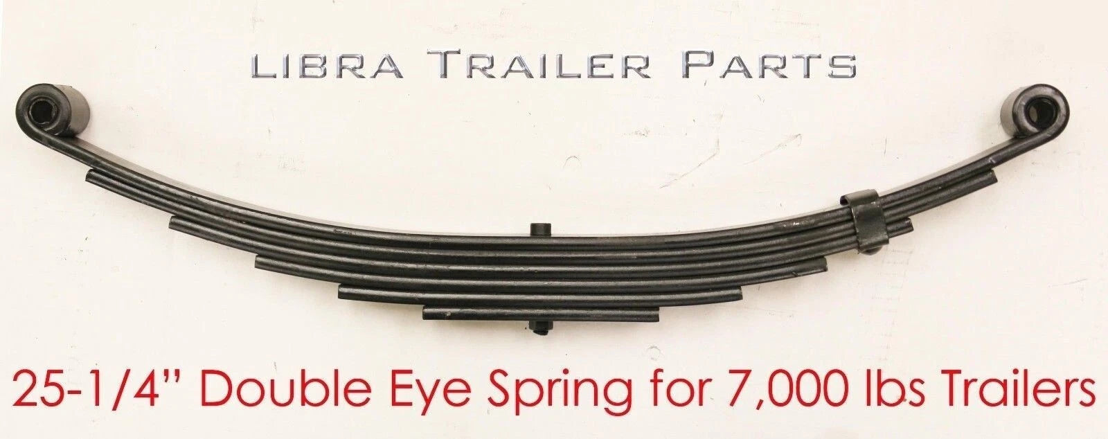 6 Leaf Double Eye Trailer Leaf Spring 3500lbs for 7000lbs Axle - 20029