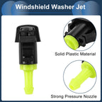 Windshield Washer Nozzle Set with Gasket for Dodge (No. 5303833AA)