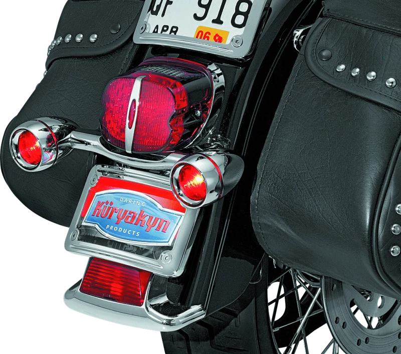 Kuryakyn Bullet Light Rear Signal Bar for Harley Davidson (2008–2009)