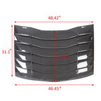 Carbon Fiber Rear Window Louver for Dodge Charger (2011–2023)