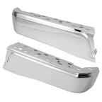 Pair Rear Bumper End Caps for Ford F-150 (2015–2020) Chrome