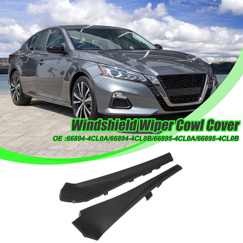 1 Pair Cowl Extension Trim Cover for Nissan Rogue (2014–2020)