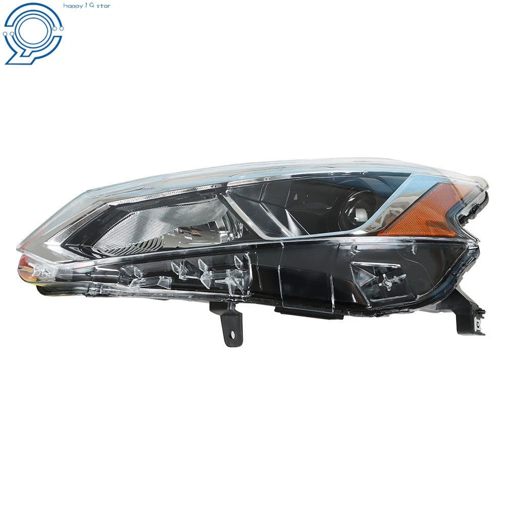 Halogen Headlight for Nissan Altima (2019–2021) Chrome Clear Lens Left