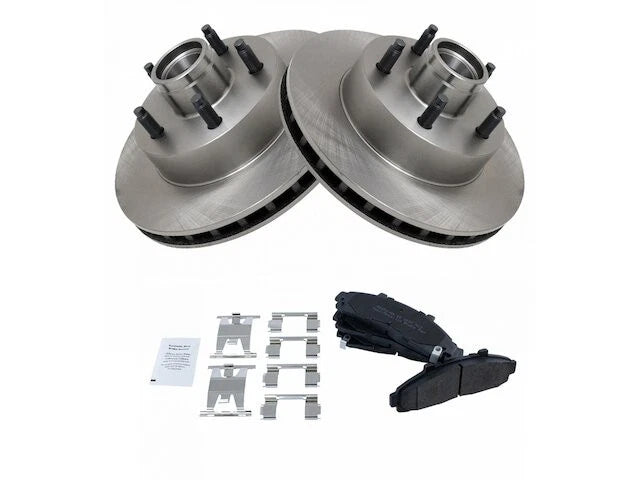 Front Brake Pad and Rotor Kit for Mazda B4000 RWD (1995–1997) XQ173QB