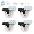 Set of 4 Heavy Duty 2" Office Chair Replacement Casters 360° Swivel