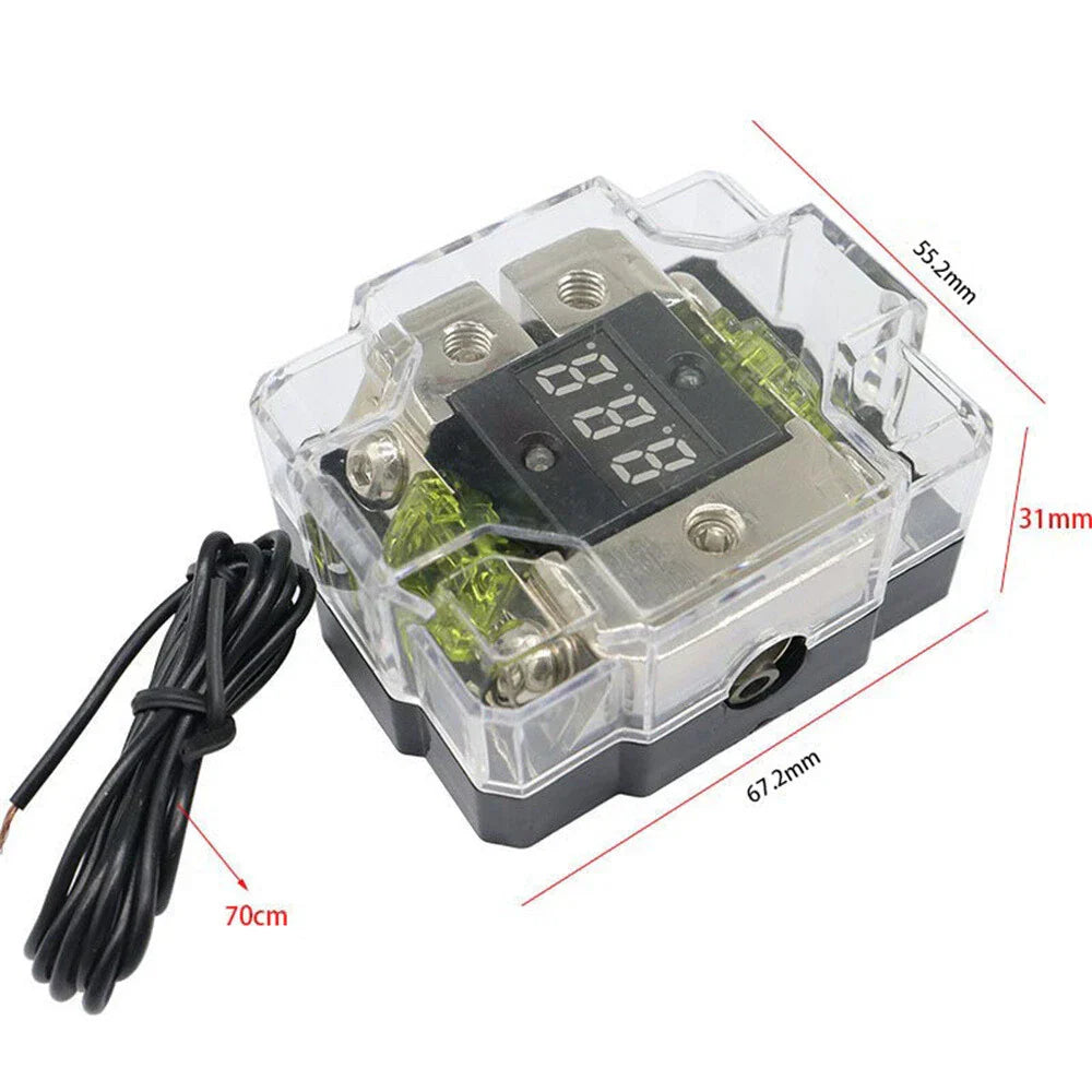 100A Car Audio Amplifier Fuse Holder Power Distribution Block Splitter