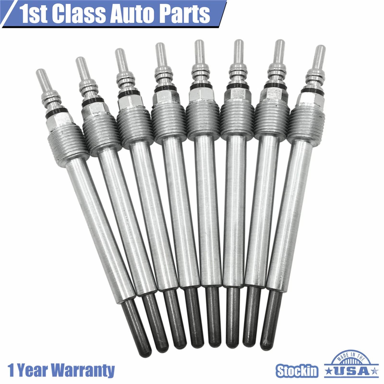 8X Diesel Glow Plug Kit for Ford Powerstroke (2003-2010)