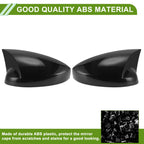 1 Pair Mirror Cover Cap for Honda Civic LX EX Sport Si (2016–2021) Black