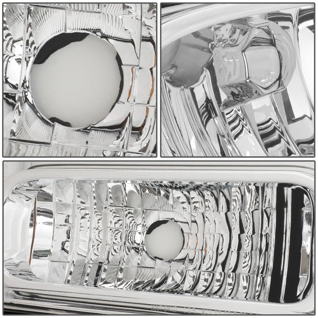 OE Style Headlight Lamp Right for Ford Super Duty F250 (2005–2007) FO2503217 Chrome