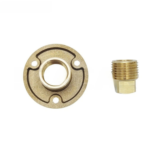 1 Inch Threaded Brass Drain Stopper for Marine 1/2 Inch Pipe