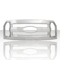 Rectangular Bar Grille Overlay for 2016-2017 Ford F-150 XL - Chrome