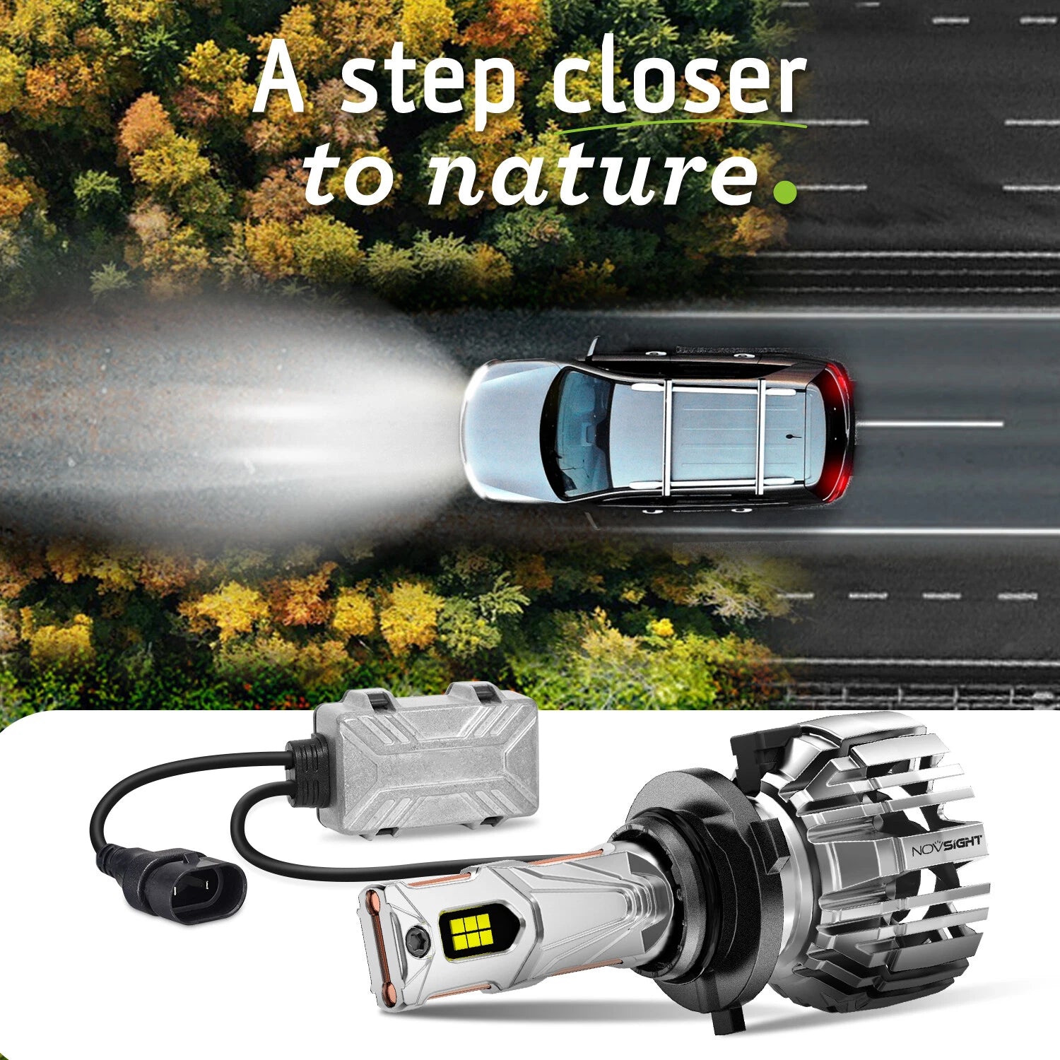 2X 9005 HB3 LED Headlight Bulbs for 6500K 32000LM