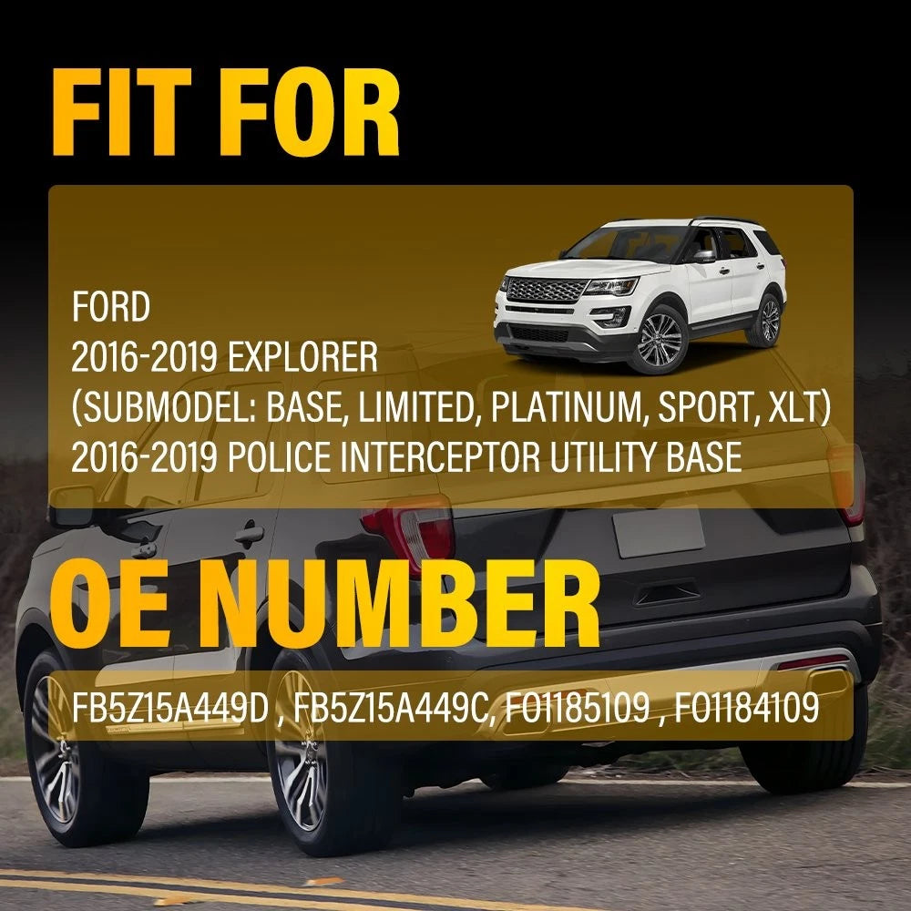 Set of 2 Rear Bumper Reflectors for Ford Explorer (2016–2019)