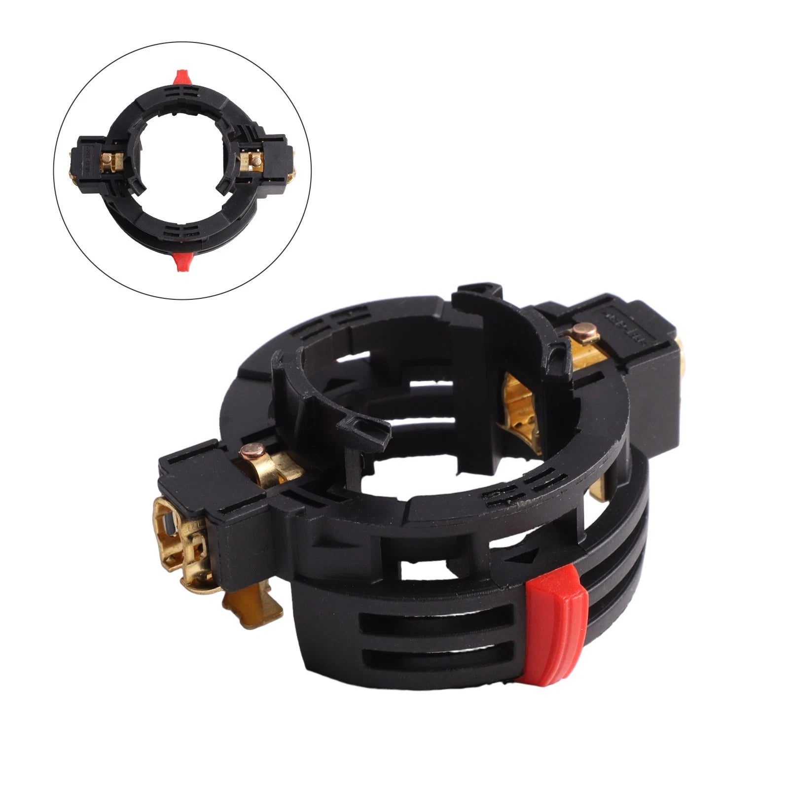 Carbon Brush Assembly with Mounting Holder for 2-22E 2-23RE 2-24E 2-26DE 2-28RE