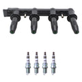 Set of 4 Ignition Coils & NGK Iridium Spark Plugs for Cruze Sonic (2011–2016)