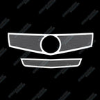 Stainless Steel Bolt Over Mesh Grille Combo for Cadillac ATS (2013-2014)