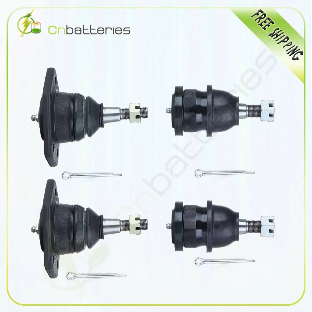 Set of 4 Front Upper & Lower Ball Joints for Chevrolet GMC