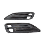 Pair of Carbon Look Hood Vent Scoops for KIA Stinger (2018–2023)