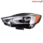 Full LED Driver Left Headlight for Ford Edge (2019–2021) Black Housing