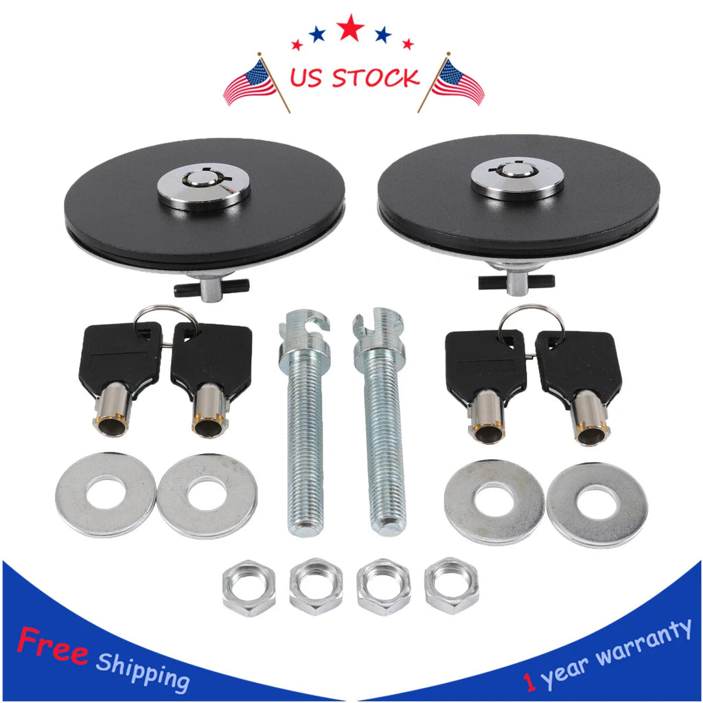 Hood Pins Latch Locking Kit for Universal Racing Carbon Fiber Bonnet