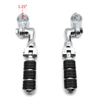 Adjustable Foot Pegs 1.25" for Sportster, Triumph, Kawasaki Vulcan VN400 VN9