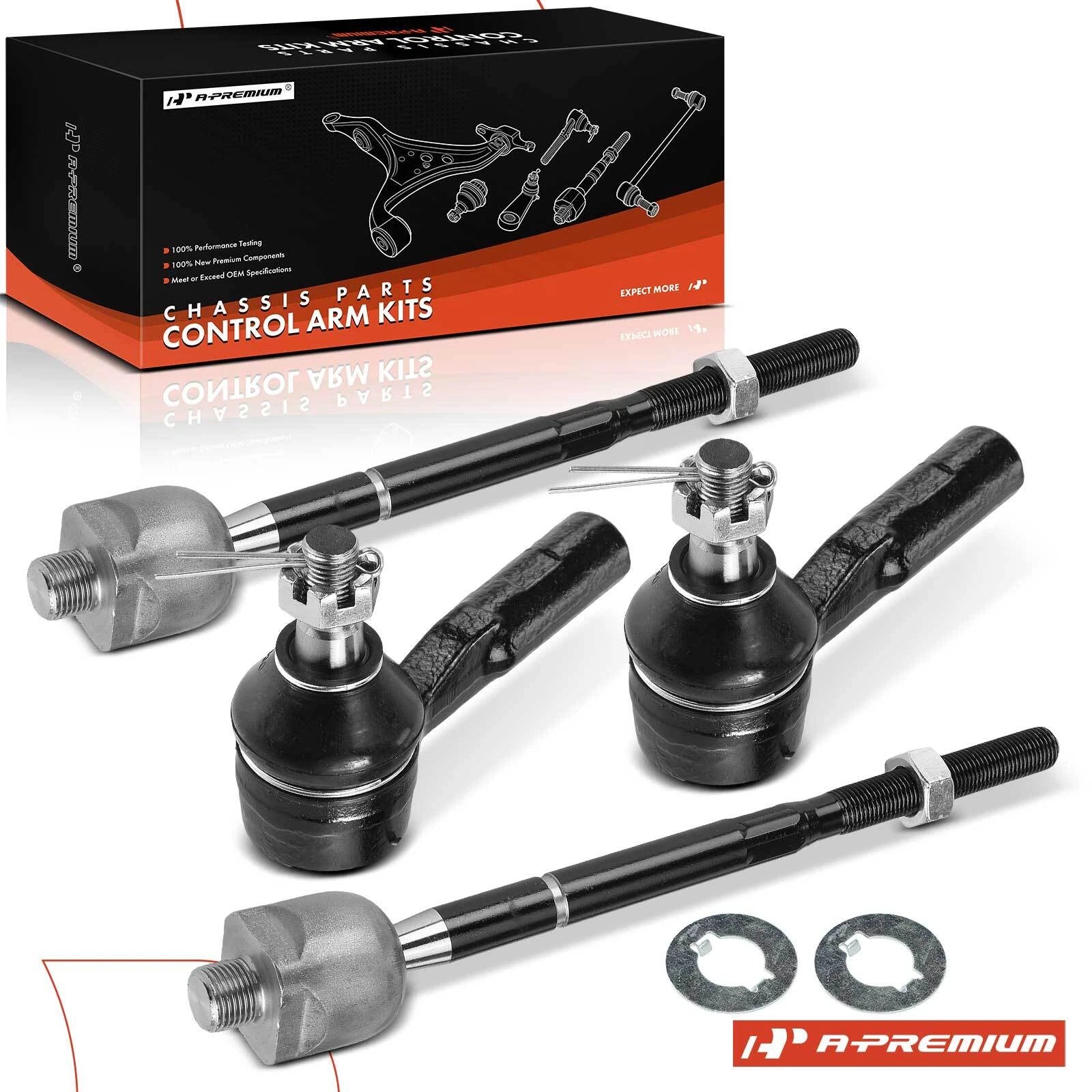 Tie Rod End Set for Chevy Colorado GMC Canyon (2004–2012)
