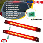 2Pcs Third Brake Light for Buick Terraza (2005–2007) Red LED Plastic
