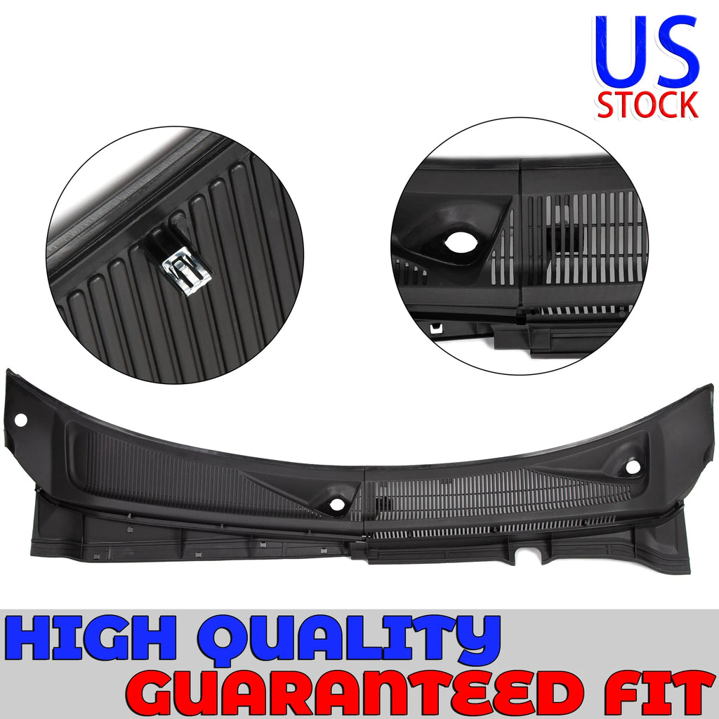 Windshield Wiper Cowl Panel Grille Set for Ford Super Duty F250 F350 (2011–2016)