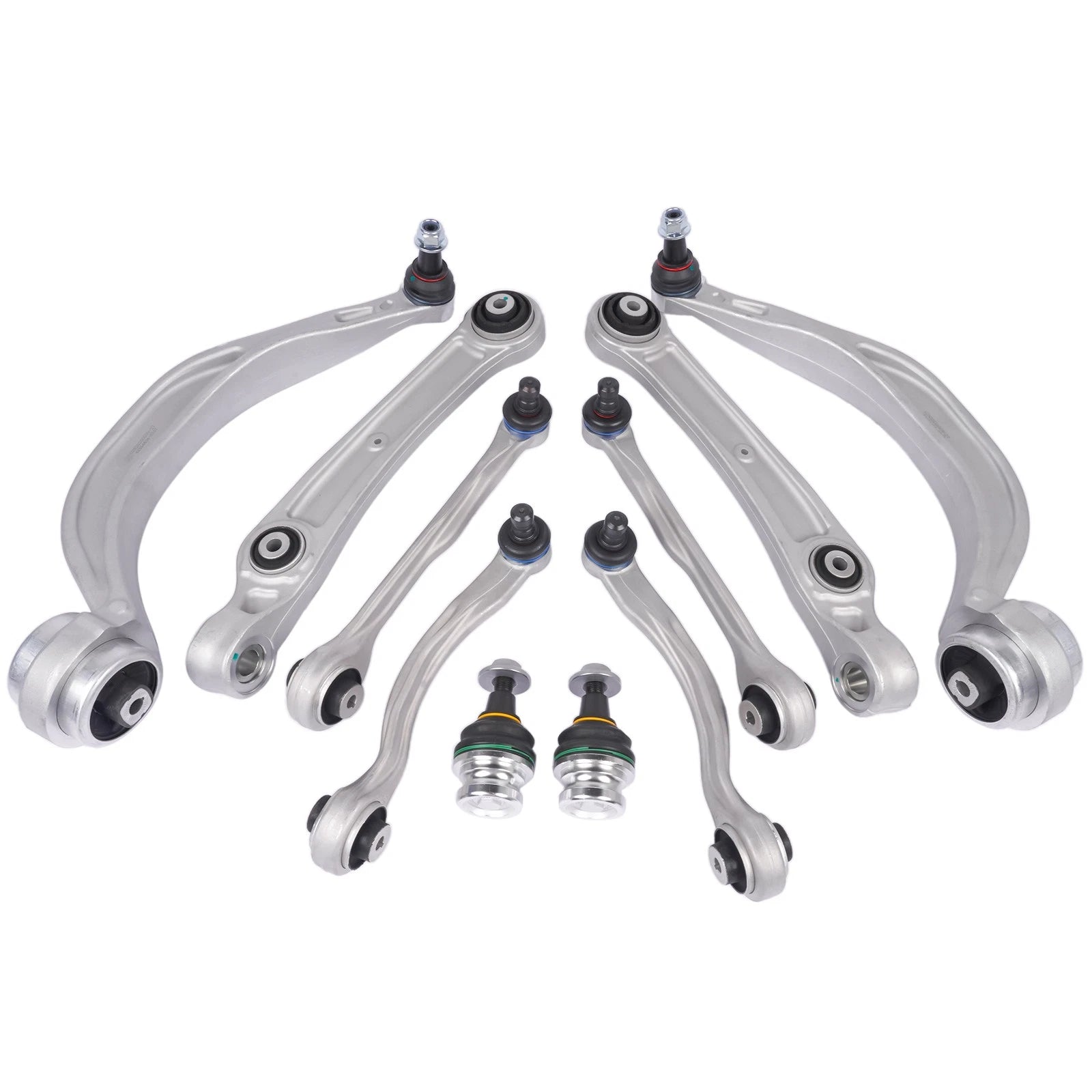 10Pcs Front Suspension Control Arm Kit for VW Touareg (2016-2025)