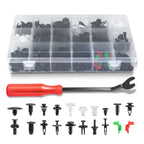 Nylon 425 Retainer Clips Set with Fastener Removal Tools for 6-10mm Holes