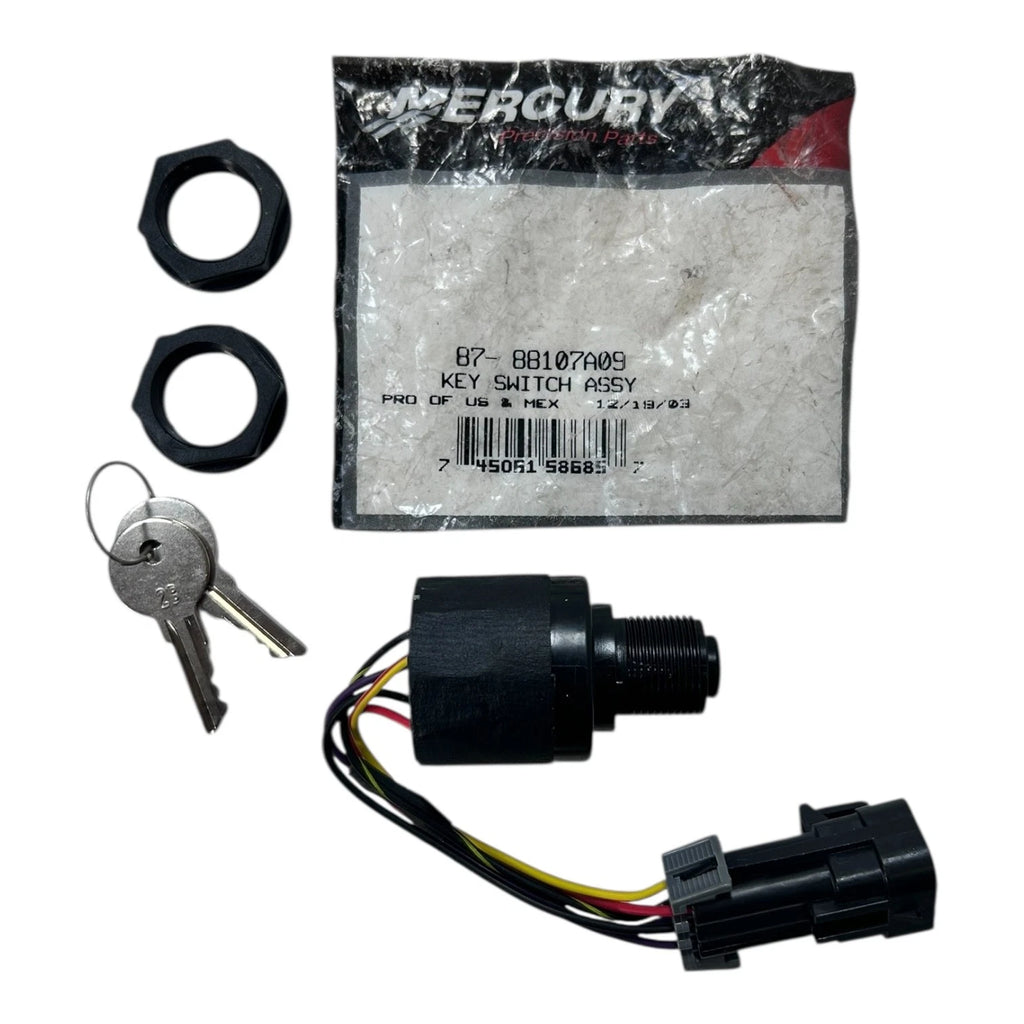 Marine Ignition Switch Assembly w/ Keys for Mercury (1987–1987) 87-88107A09