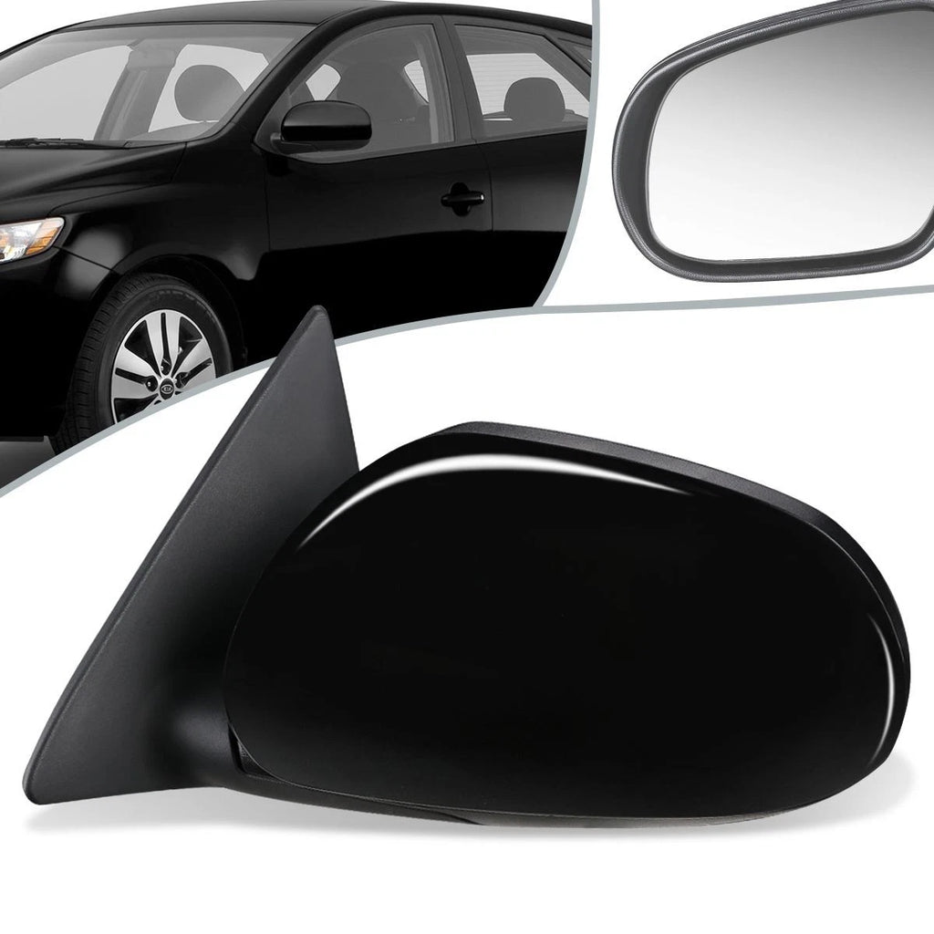 OE Style Manual Side View Door Mirror Left for Kia Forte Koup (2010–2013) KI1320165