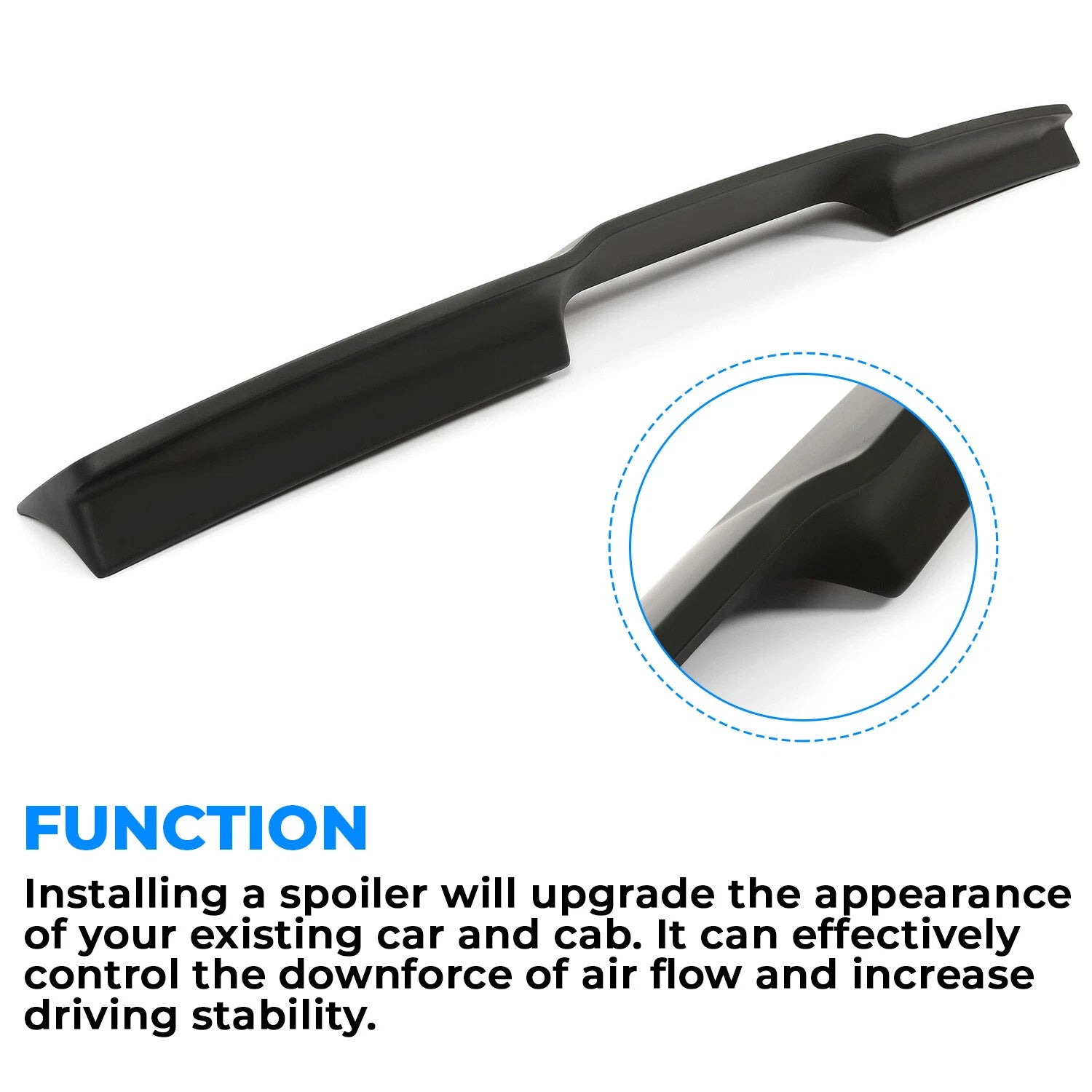 Trunk Roof Spoiler Lip Wing for Ford F-150 Raptor (2015–2020)