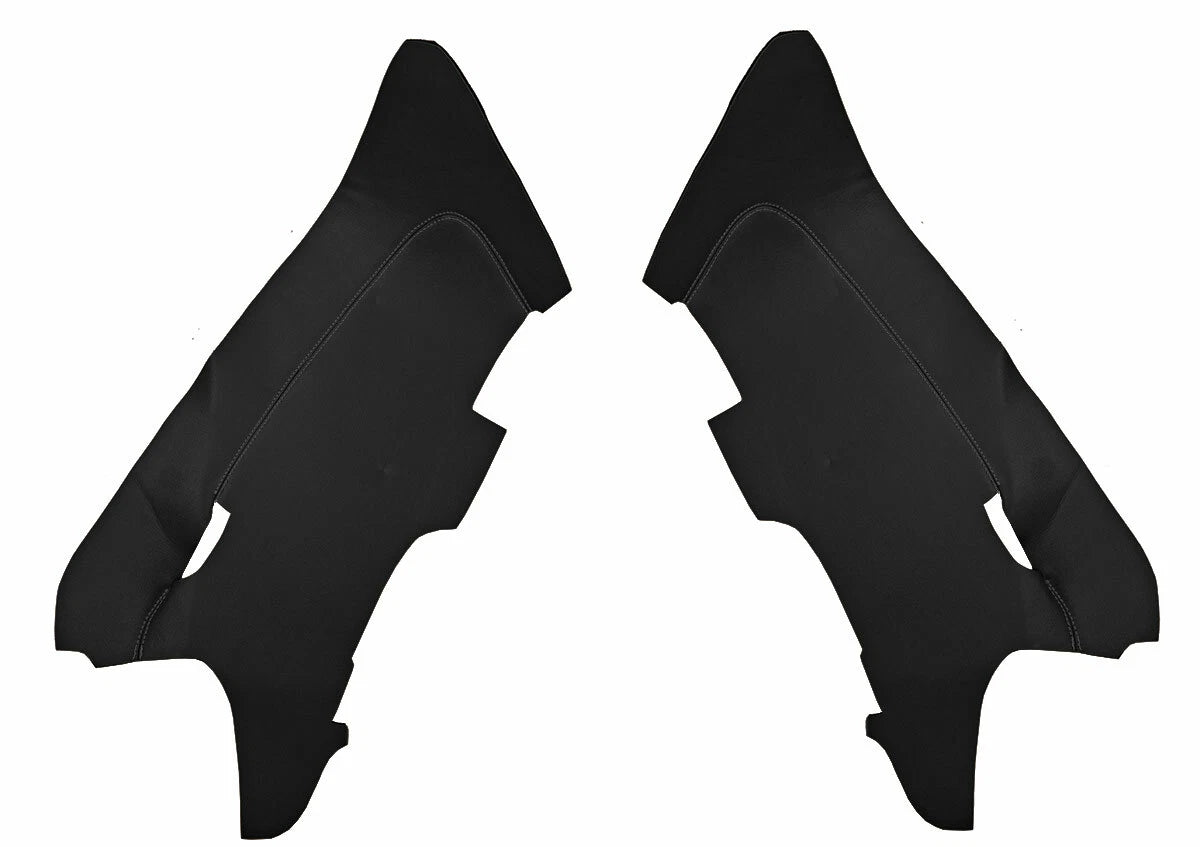 Rear Insert Door Panel Cover Leather for Toyota Avalon (2013–2018) Black