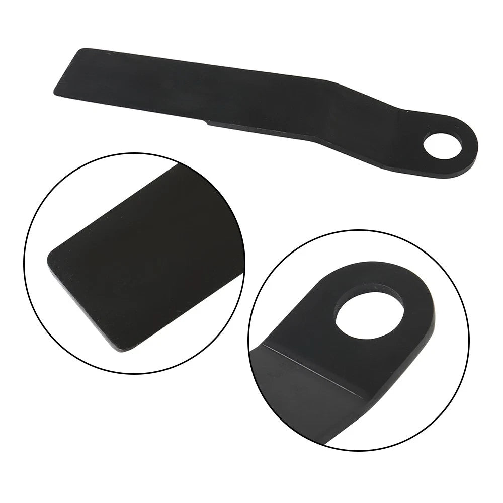 2pcs AR400 Steel Blades for Mower King Skidsteer (Fit Brush Hog)