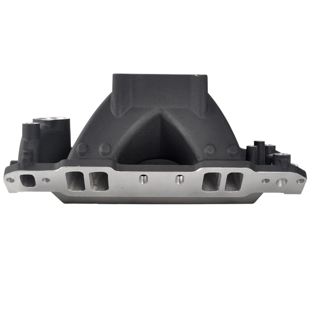 Intake Manifold Dual Plane Aluminum for Chevy Small Block SBC 350 400 (1956–1986)
