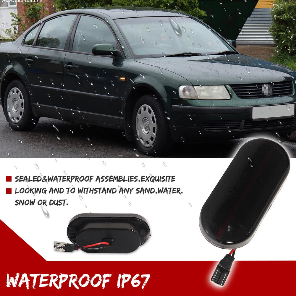 2X LED Side Marker Signal Lights for VW Jetta GTI R32 Beetle