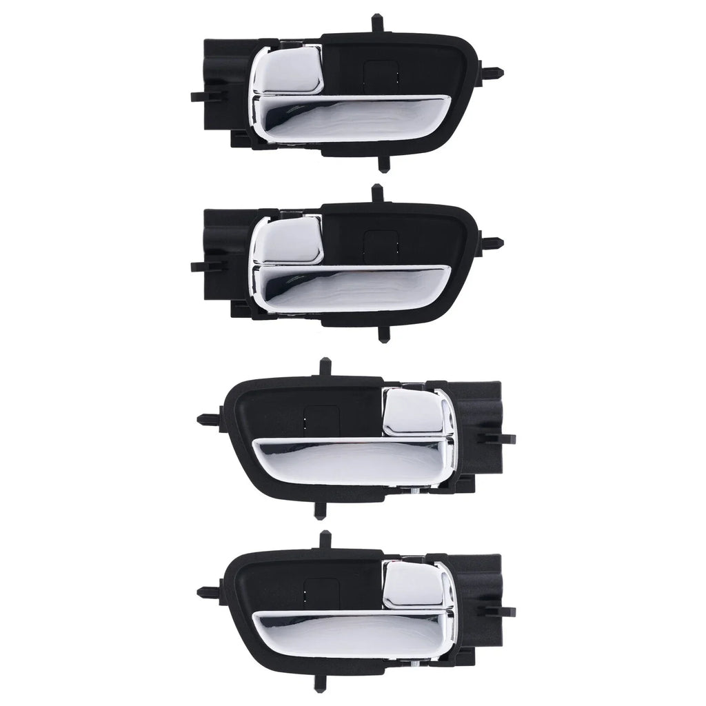 Door Handle Inner Set of 4 Chrome Left+Right for Hyundai i20 (2009–2015)