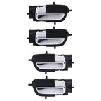 Door Handle Inner Set of 4 Chrome Left+Right for Hyundai i20 (2009–2015)